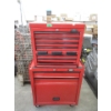 Image 1 : Jobmate Red Metal Stacking Tool Chest  - Open