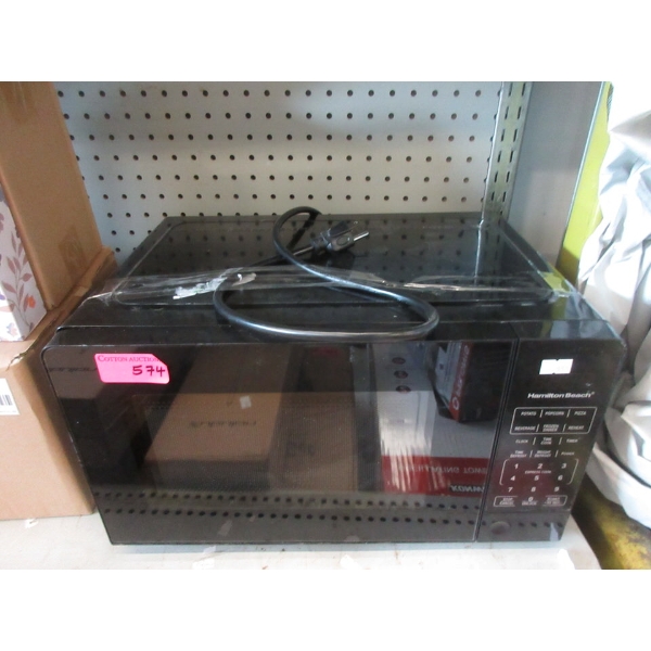 Black Hamilton Beach Compact 1100 W Microwave