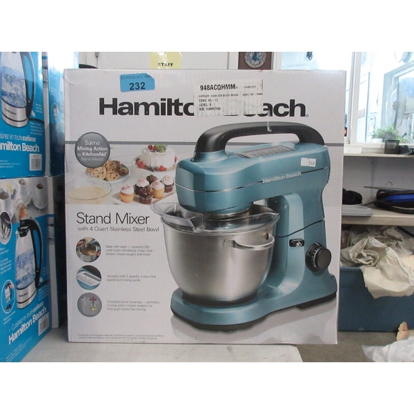 Hamilton Beach Stand Mixer - 4 Quart Bowl