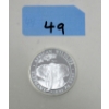 Image 1 : 1 Oz .9999 Silver African Wildlife Elephant Coin 