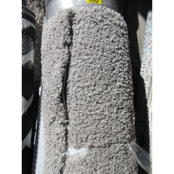 8' x 10' Grey Shag Area Carpet 