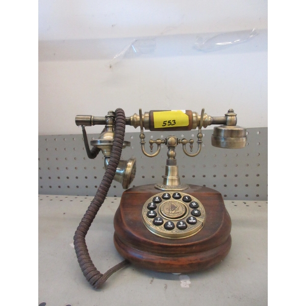 Vintage Push Button French-Style Telephone
