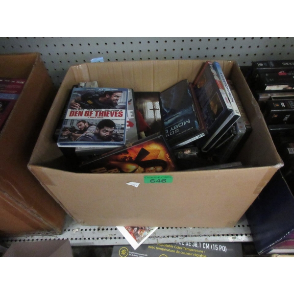 Box of 40+ Assorted DVD Movies & TV Shows