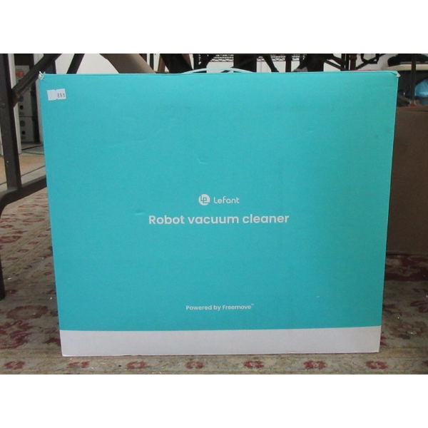 Black Lefant LS1 Robotic Vacuum in Box