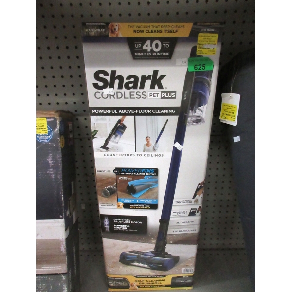 Shark Cordless Pet Plus Stick Vac in Box