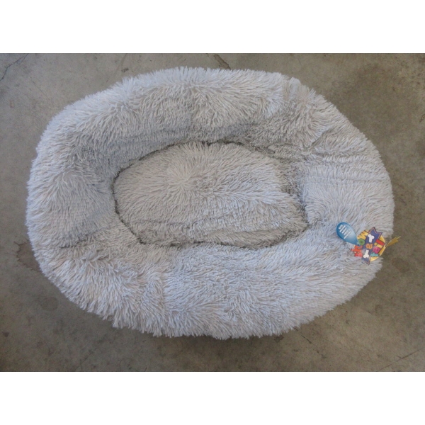 Case of 3 New Grey "The Powdered Dog-nut" Pet Beds