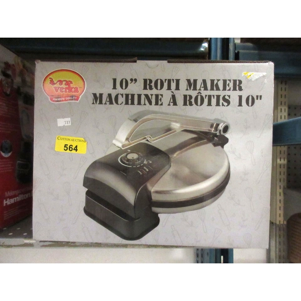 10" Roti Maker Machine - Customer Return - As Is