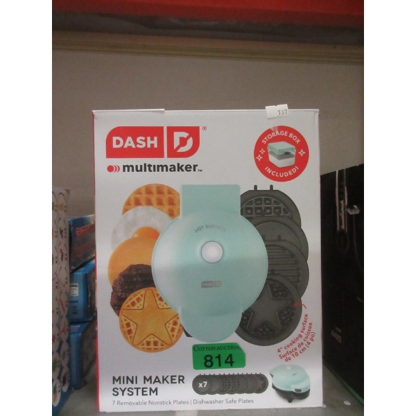 Dash Multimaker Mini Maker System - 4" Waffle