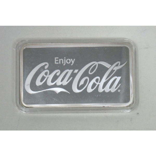 10 Oz .999 Silver Coca-Cola Bar 