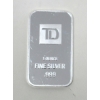 Image 1 : 1 Oz .999 Silver TD Bank Investor Bar 