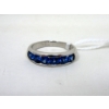 Image 6 : Three .925 Sterling Silver Crystal Gemstone Rings 