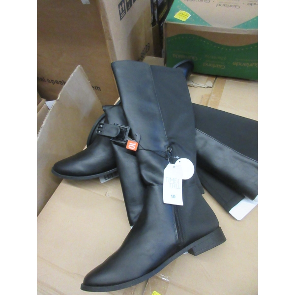 4 New Pairs of Women's Knee High Boots - Black