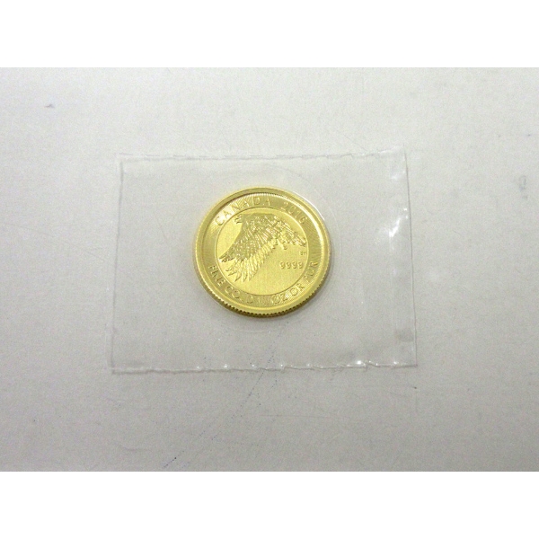 1/4 Oz .9999 Fine Gold 2016 Canada Falcon Coin