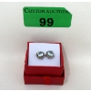 Image 2 : New Blue Topaz & Diamond Earrings