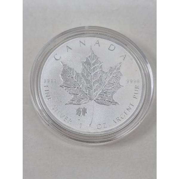 1 Oz .9999 Silver 2016 Maple Leaf Coin 