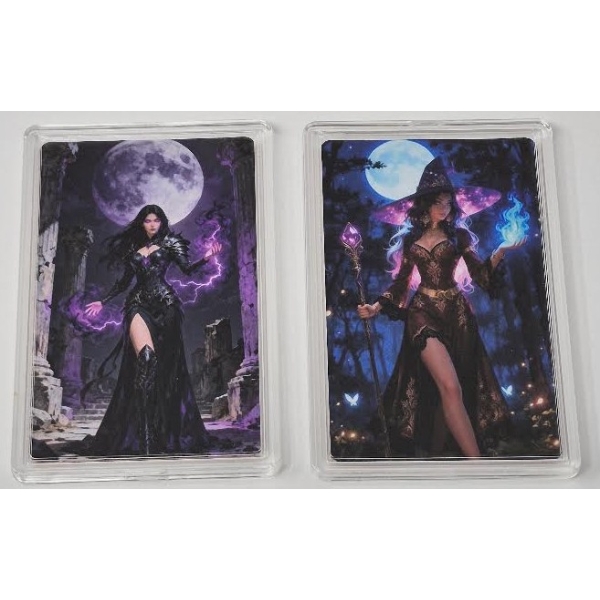 2 x 1 Oz .999 Copper Vixens Series Art Bars