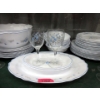 Image 4 : Set of Vintage Arcopal France "Romantique" Tableware