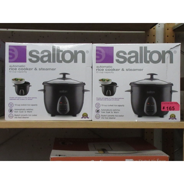 Salton 10 Cup Automatic Rice Cooker & Steamer