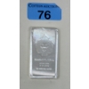 Image 1 : 10 Oz .999 Silver Scottsdale Mint Stackable Bar 