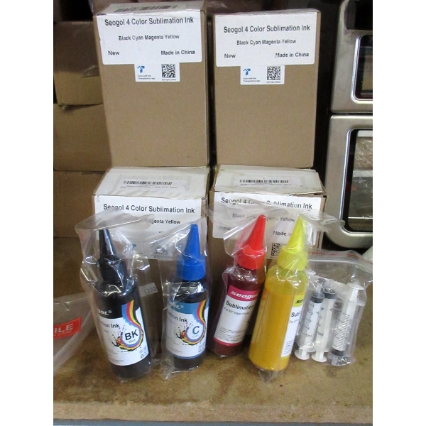 6 Sets of Seogol 4 Colour Sublimation Ink