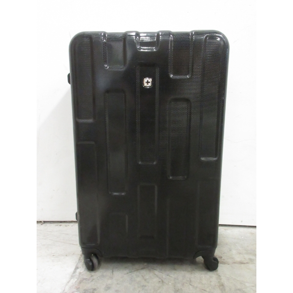 Large Black Swiss Gear Spinner Luggage Bag