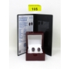 Image 1 : New 10.25 CT Oval-Cut Natural Rhodolite Earrings 