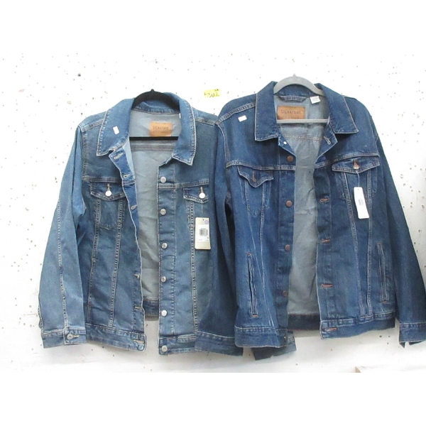 2 New Signature Levi Strauss Denim Jackets