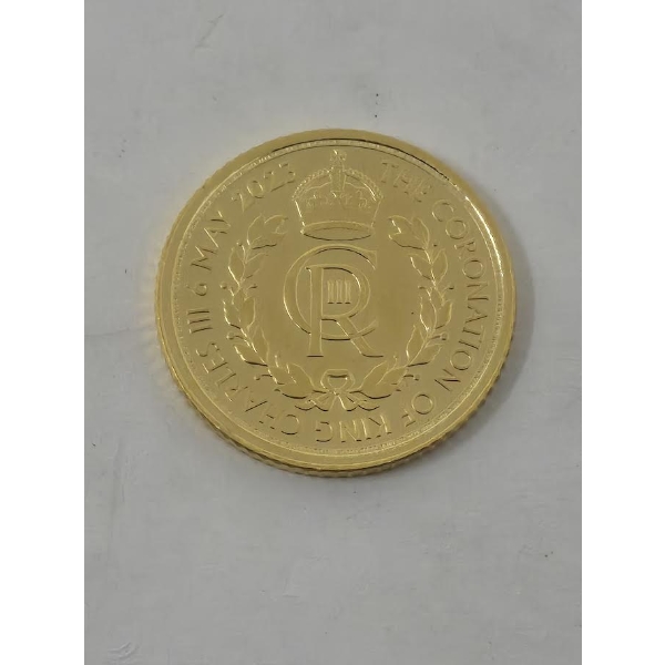 1/10 Oz .999 Fine Gold 2023 Coronation of King Charles Coin 