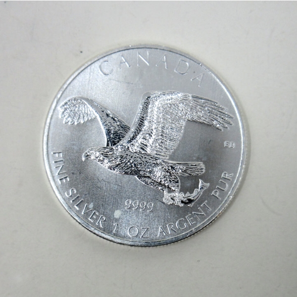 1 Oz .9999 Silver 2014 Bald Eagle Coin 