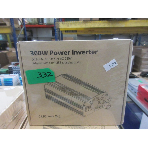 New 300W Power Inverter - Dual USB Ports