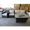 Image 1 : 4 Piece Patio Furniture Set plus Fire Table