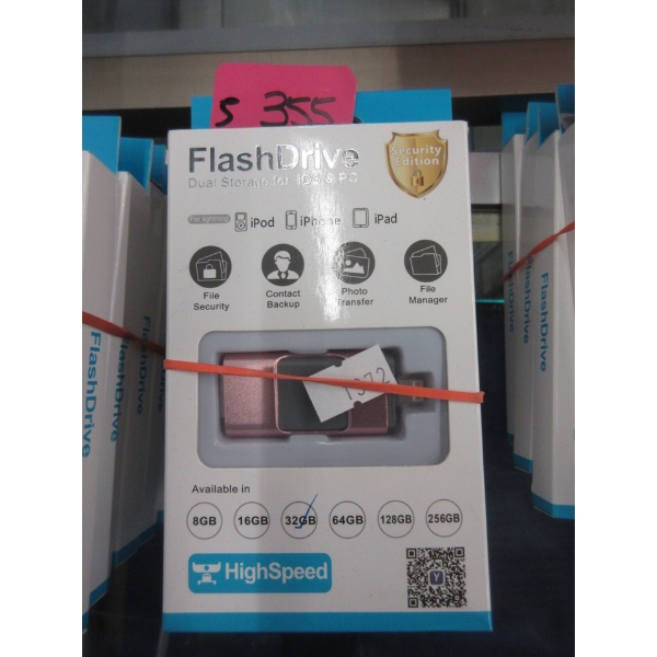 5 New 32GB Flash Drives for Apple Products - Pink