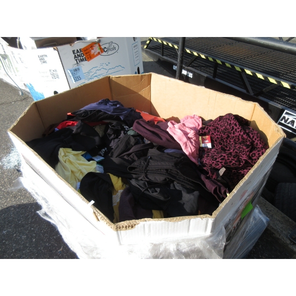 Skid of Overstock & Customer Return Clothing - As Is