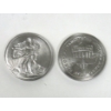 Image 1 : 2 x 1 Oz .999 Fine Titanium Walking Liberty Motif Rounds
