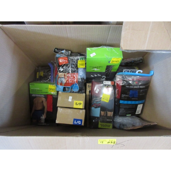15 New Packs of Assorted Men's Underwear