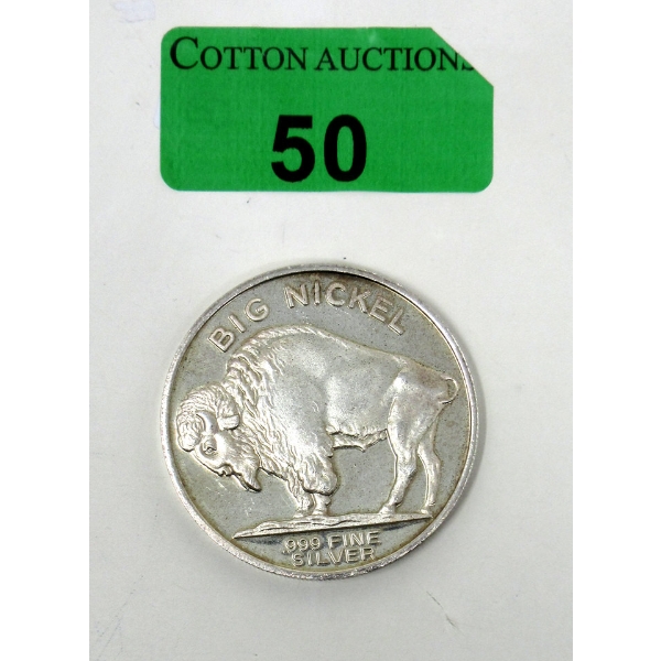 2 Oz .999 Silver 2-Sided Art Round 