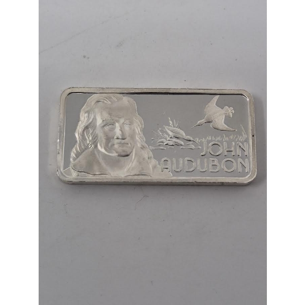 1 Oz .999 Silver Our Greatest Americans Bar