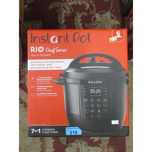 Instant Pot Rio Chef 7-in-1 Multicooker 