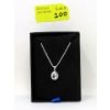 Image 2 : Green Amethyst & Diamond Pendant