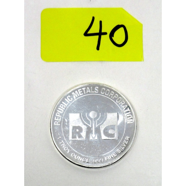 1 Oz .999 Silver RMC Round 