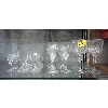 Image 1 : 18 Assorted Patterned Crystal Stemware - Preowned 