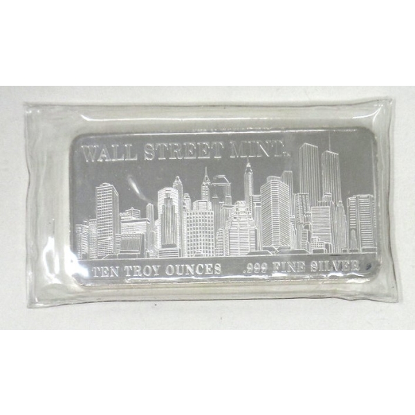 10 Oz .999 Silver Twin Towers Bar