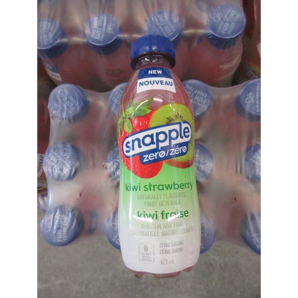 4 Cases of Snapple Zero "Kiwi Strawberry" Sugar Free Drink