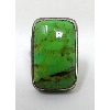 Image 2 : 13.7 Gram Copper Green Turquoise Ring 