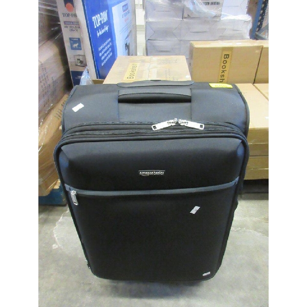 New Black Mid-Size Spinner Luggage Bag
