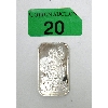 Image 1 : 1 Oz .999 Silver 1996 Christmas Santa Bar 