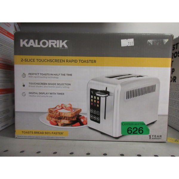 Kalorik 2-Slice Touchscreen Rapid Toaster