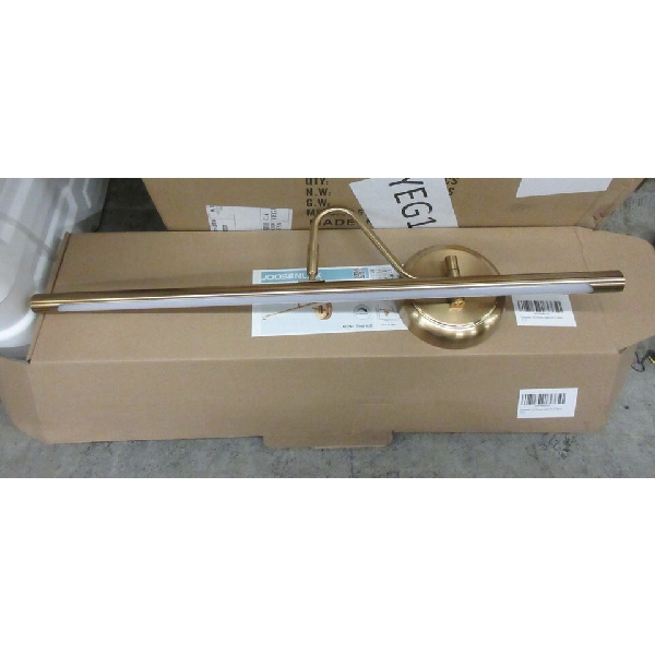 5 New Joosenlux LED Wall Lamps - Brass Colour