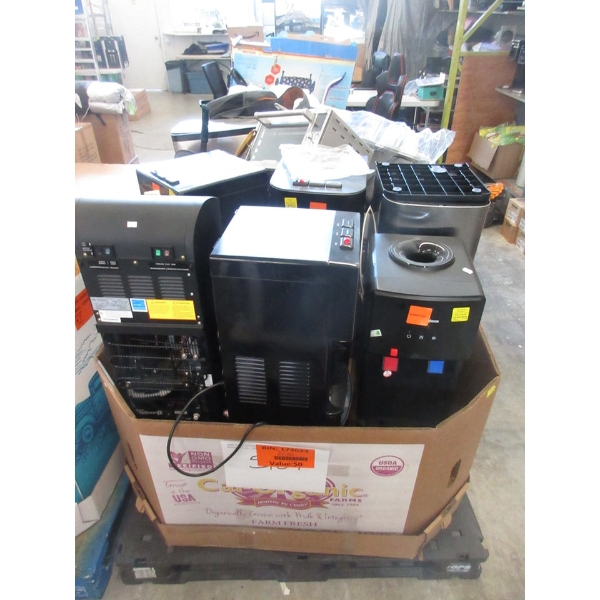 Skid of Assorted Customer Return Water Coolers