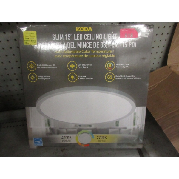 Koda Slim 15" LED Ceiling Light